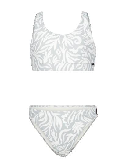 Myla-Print Meisjes Bikini Set Watersport Basic Bikini Aqua Grey