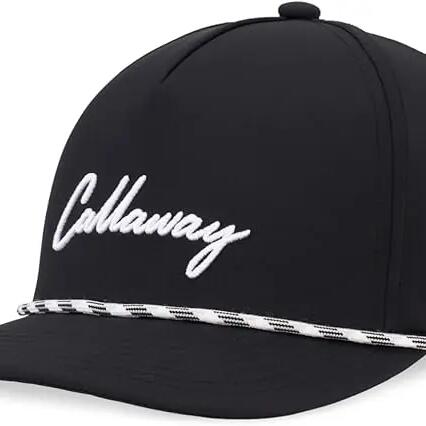 Callaway NEW Birdie Putt Rope, Men's Golf Cap, Black