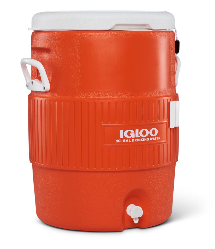 Distributeur de boissons avec porte-gobelet - 37 litres - Orange 3/5