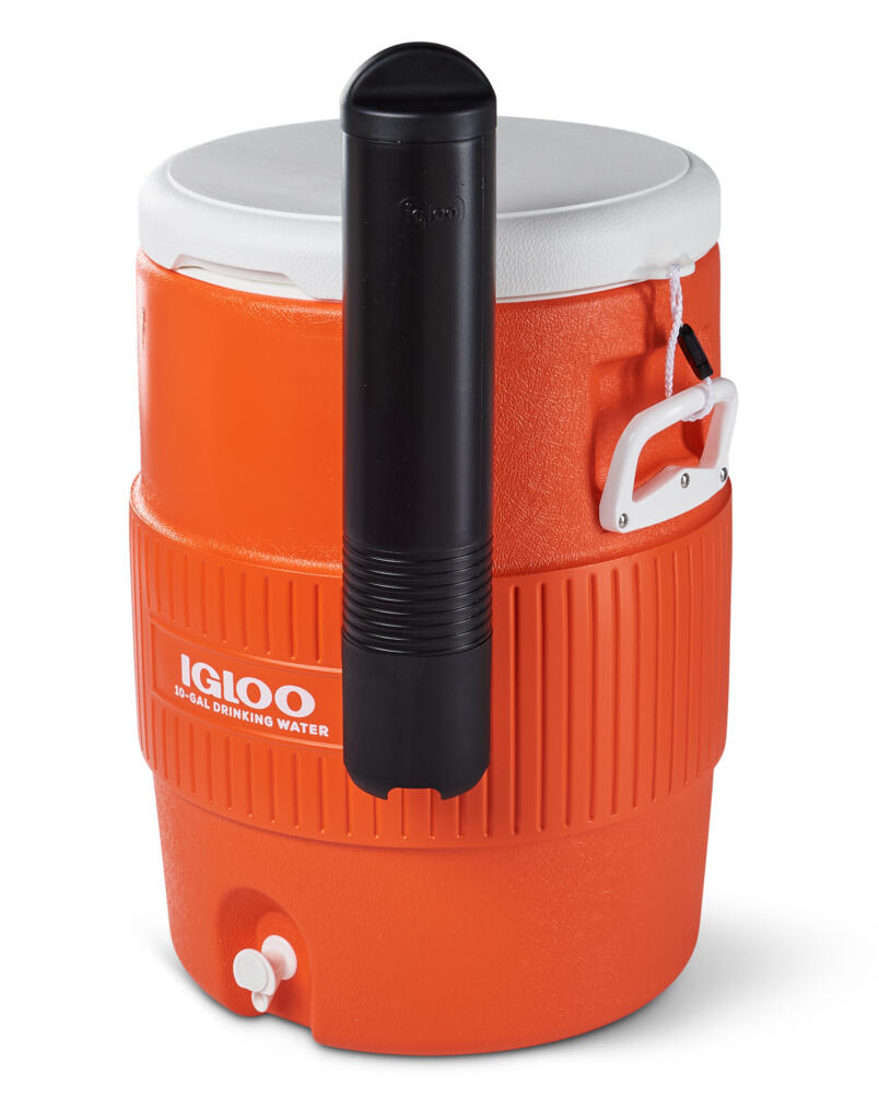Distributeur de boissons avec porte-gobelet - 37 litres - Orange 4/5