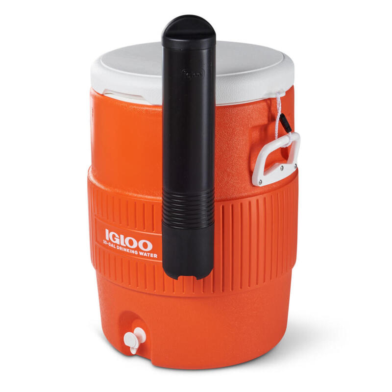 10 Gallon Seat Top orange distributeur de boisson avec porte-gobelet 38 litres