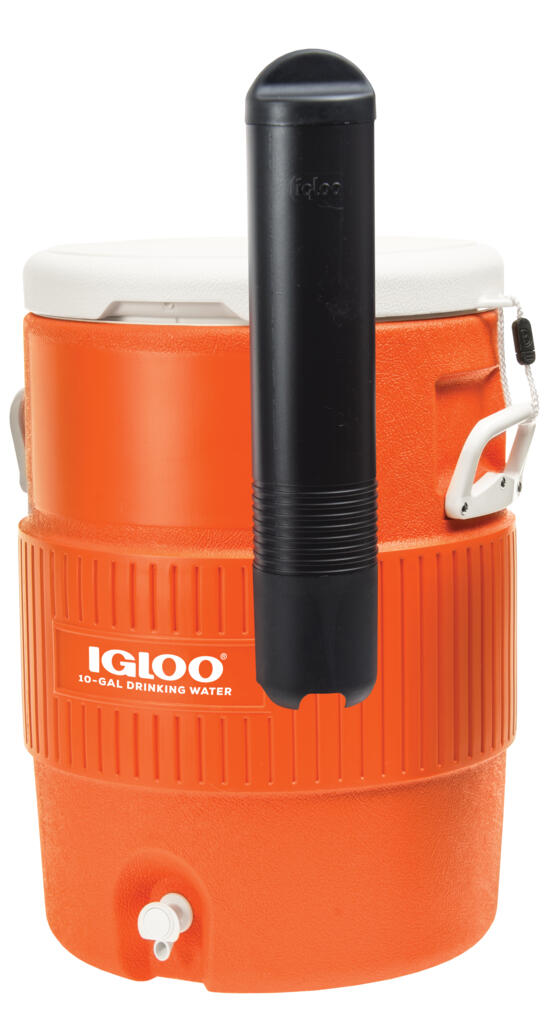 Distributeur de boissons avec porte-gobelet - 37 litres - Orange 5/5