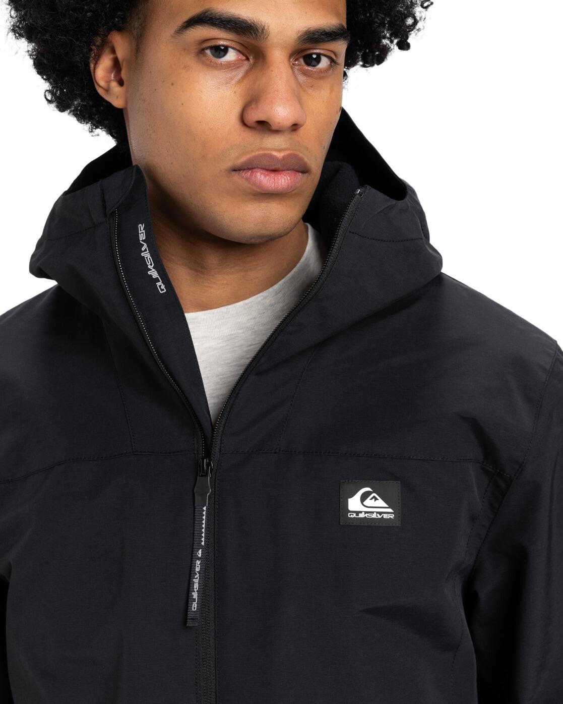Chaqueta impermeable con capucha OVERCAST 3K WARM Negro Hombre 4/4