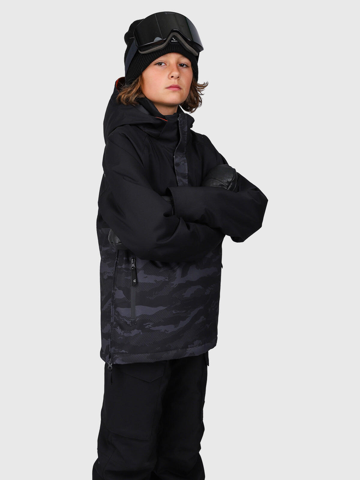 Keystowy Jungs Schneejacke Wintersport 10K wasserabweisend Black 5/6