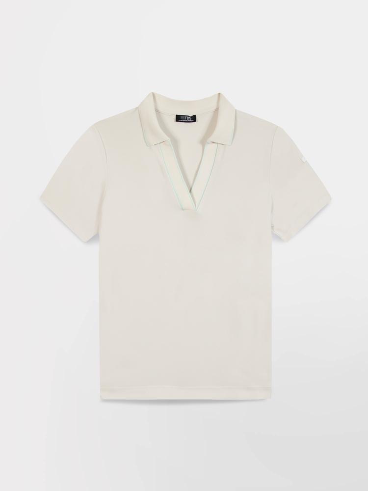 Polo manches courtes femme RITTAPOL greige 4/5