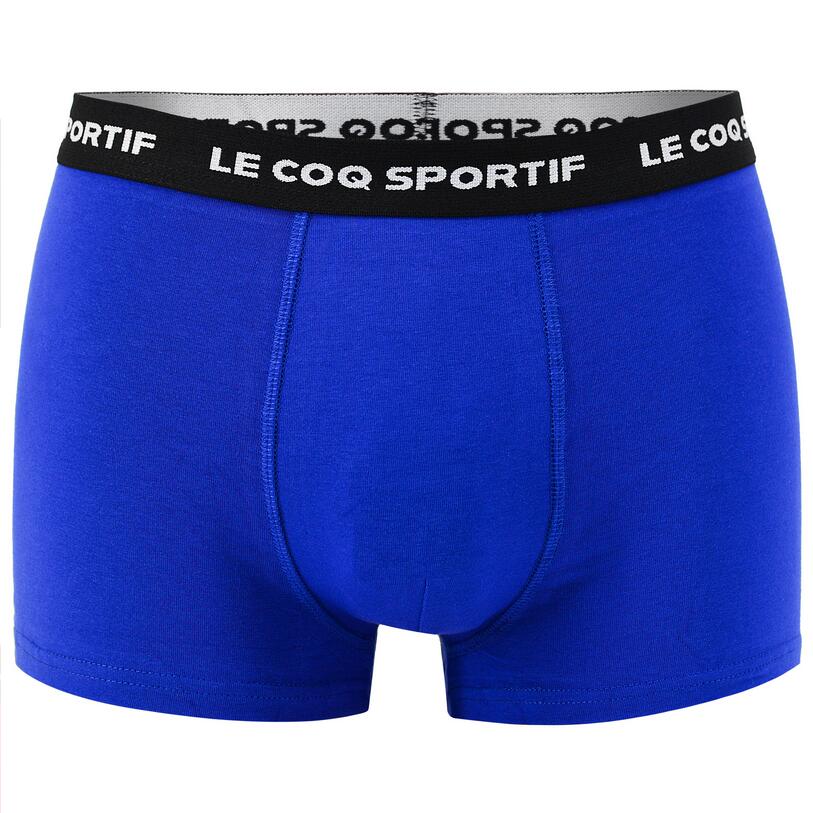 Le Coq Sportif Herren Boxer 3er Pack Rot/Grau/Blau 4/7