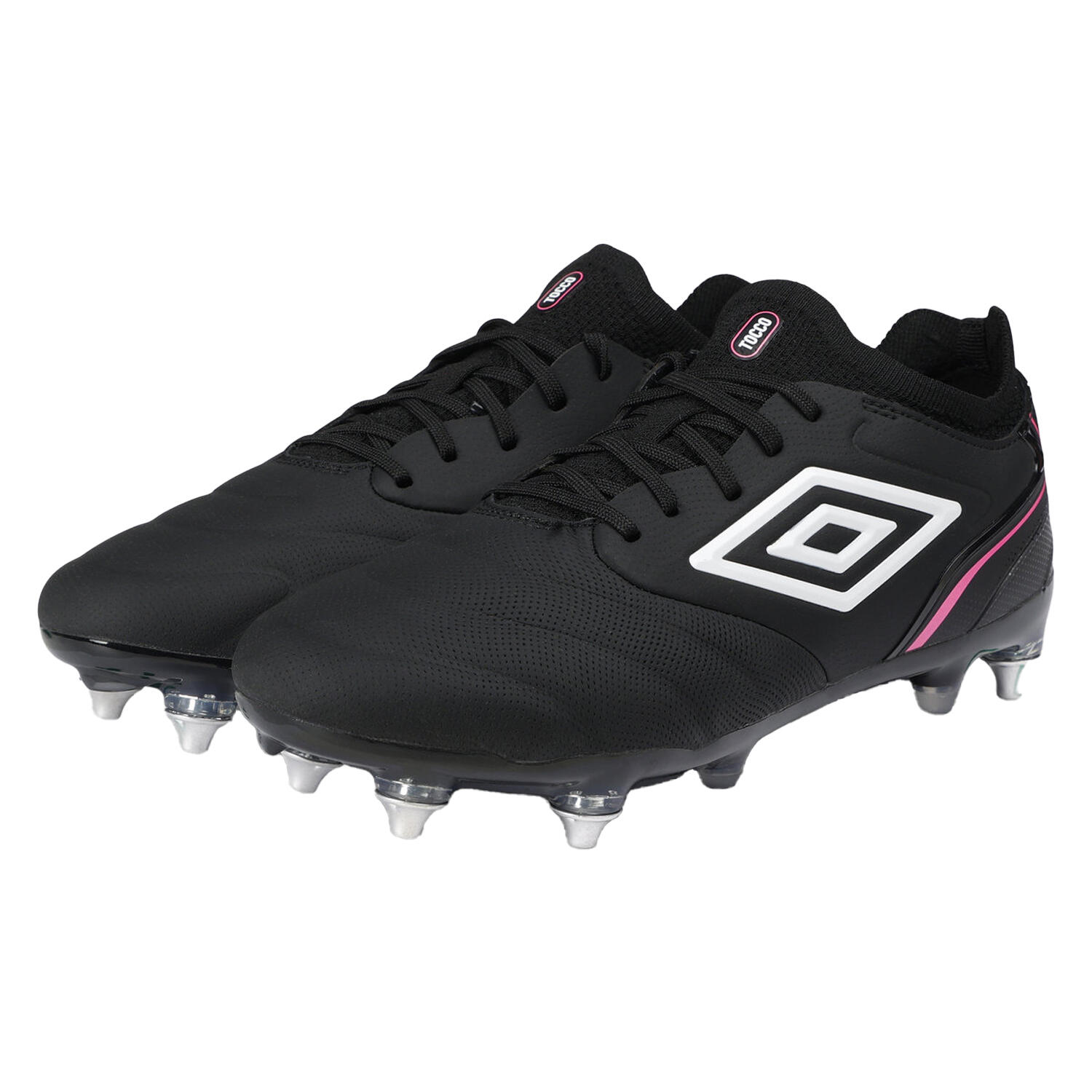 "Tocco V Pro" Fußballschuhe für weichen Boden für Herren Schwarz/Weiß/Pink 4/4