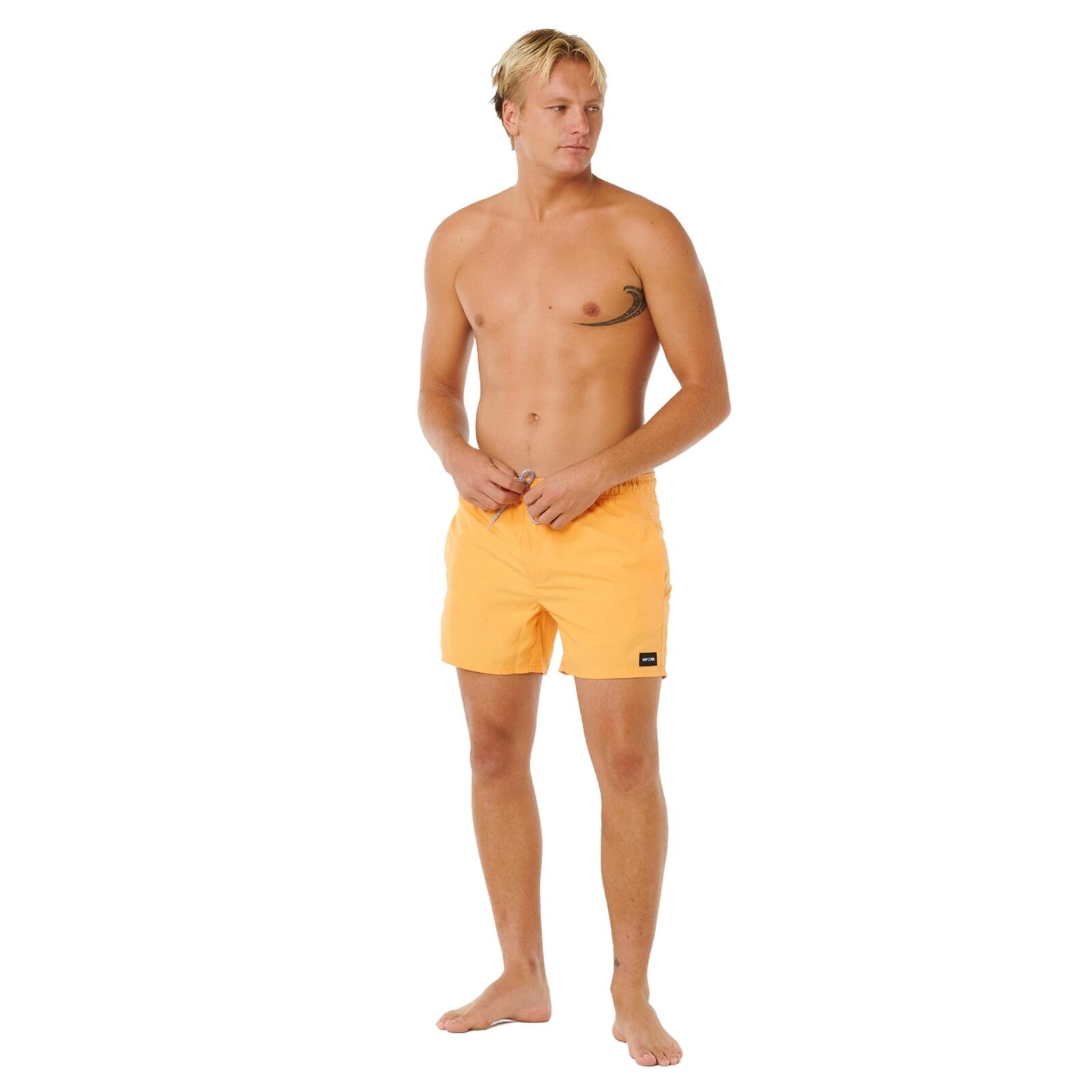 Męskie boardshorty surfingowe RIP CURL Offset Volley pmarańczowe 4/7