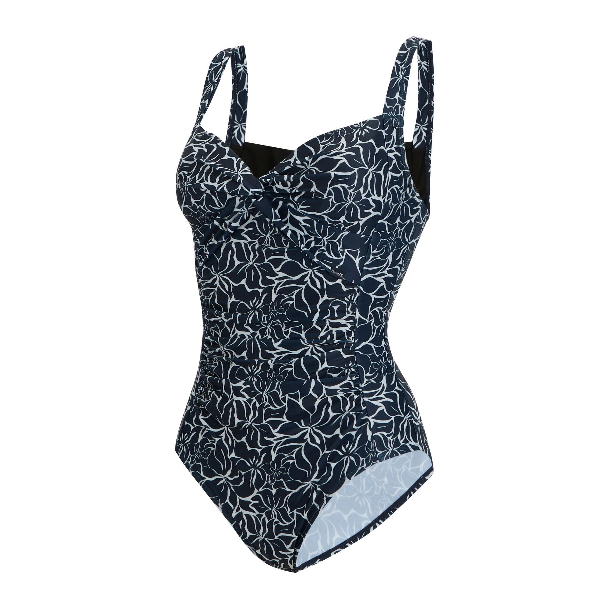 Sakari Tummy Control Costume Da Bagno Intero Floreale Donna Regatta Blu Navy 3/5