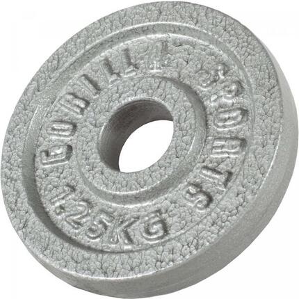 DISQUE DE MUSCULATION FONTE GRIS | DIAM 31MM | AU CHOIX DE 1,25KG À 30KG