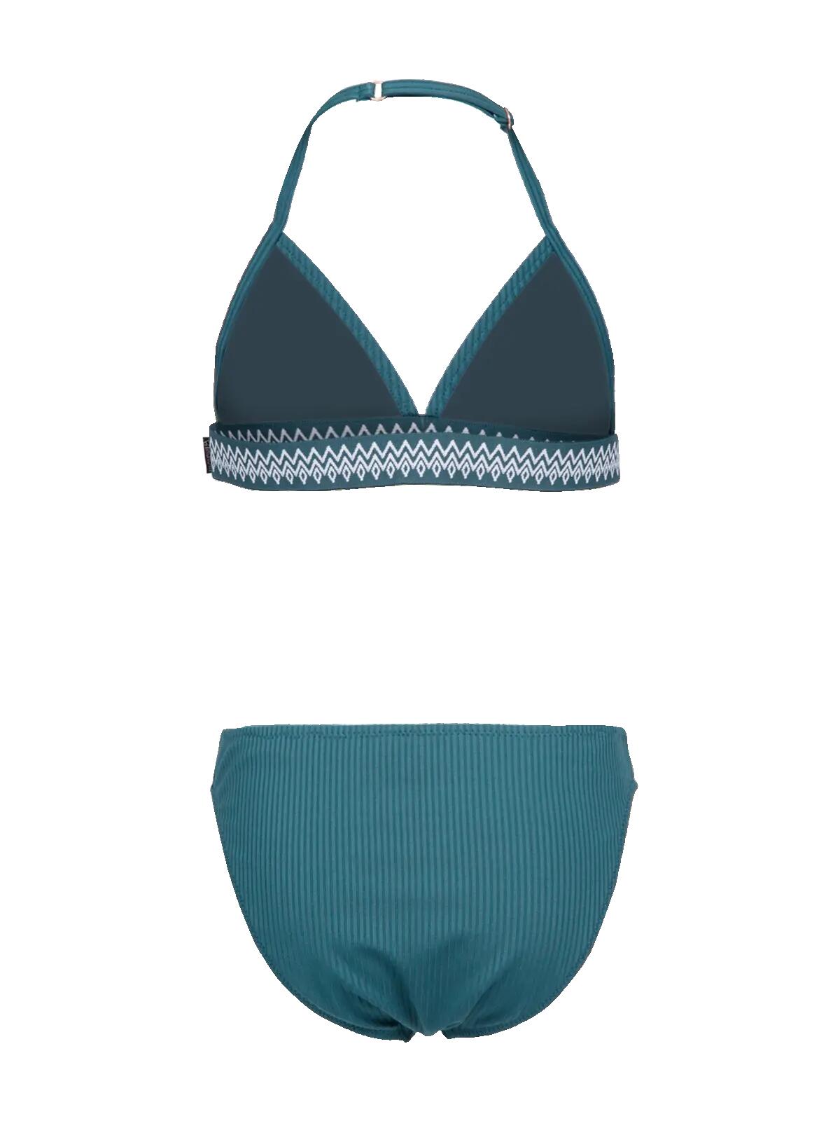 Nelle-Rib Meisjes Bikini Set Watersport Triangle Bikini Mediterranea 2/3