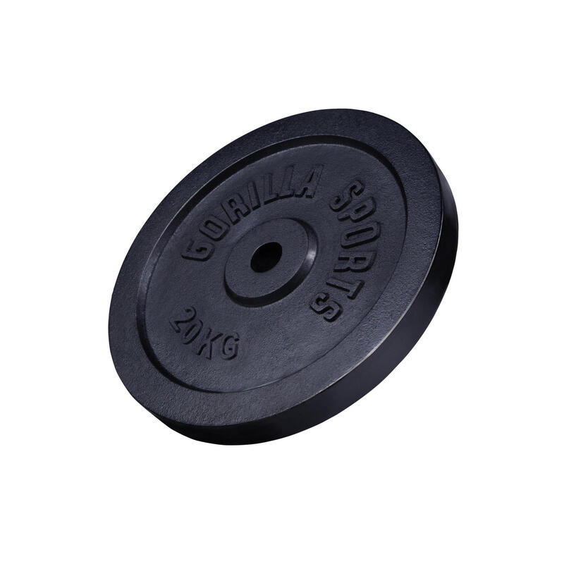 Disc din fontă 30/31 mm 20 kg Negru