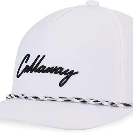 Callaway NEW Birdie Putt Rope, Men's Golf Cap, White