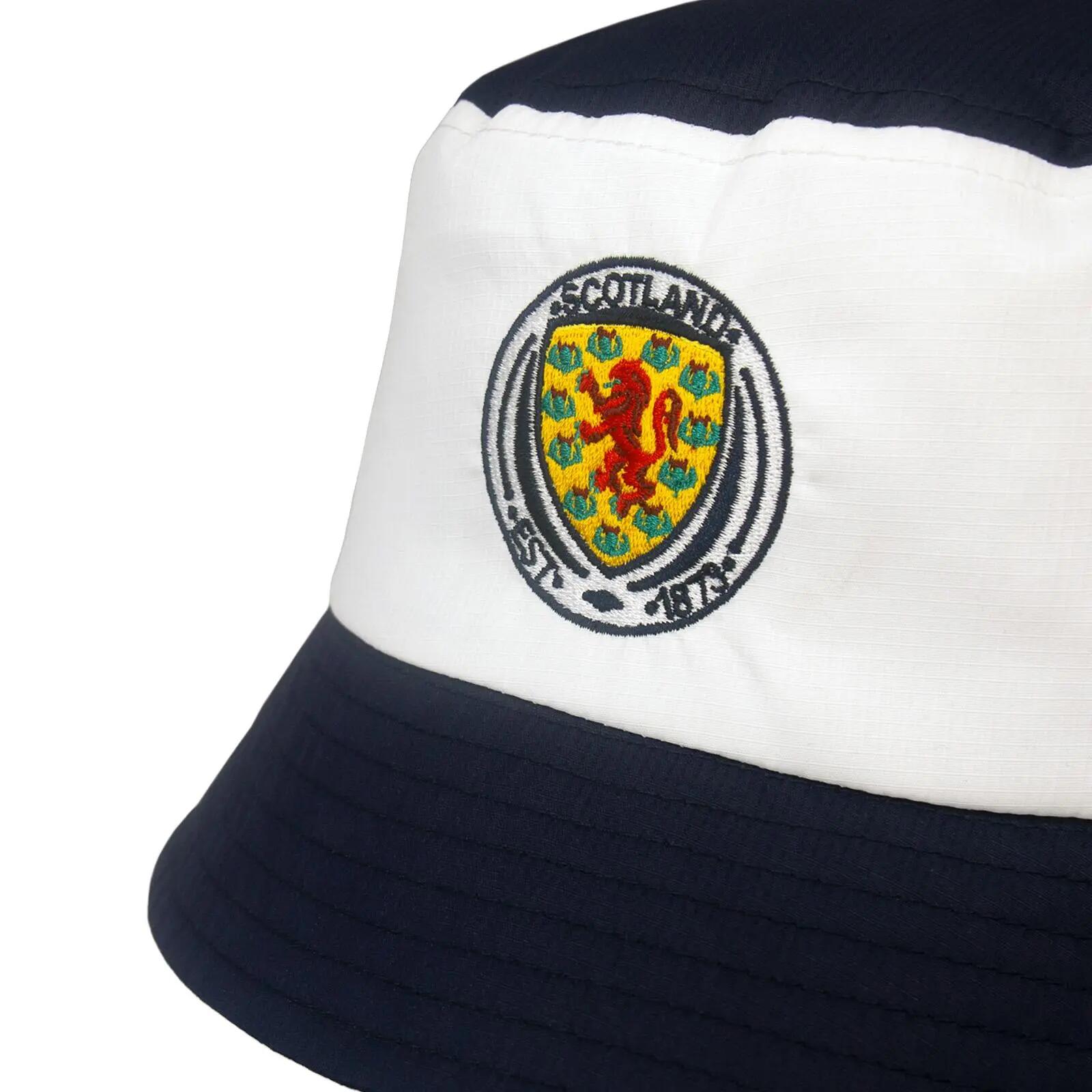 Bob Motif/style Emblème SFA (Bleu Marine / Blanc) 4/5