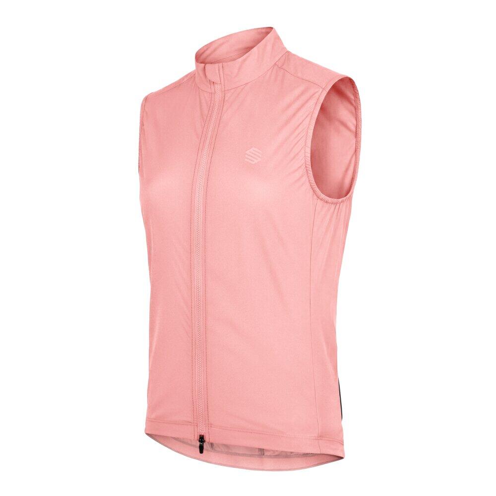 Gilet vélo coupe-vent ultraléger femme V2-W Breeze Coral Corail 6/7