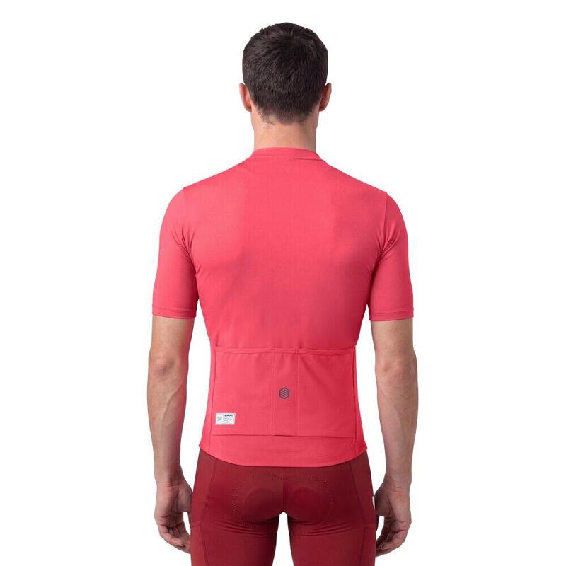 Tricou de pentru bărbați, cu jumătate de fermoar GM5 Terraquest Red Roșu