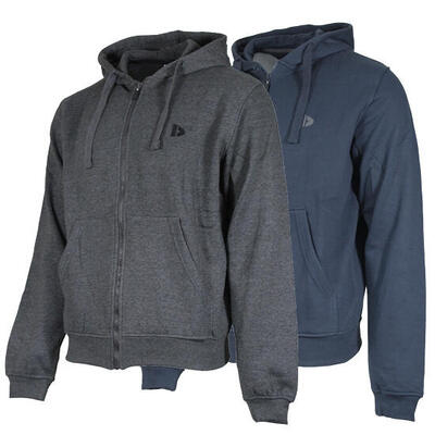 2-pack bruce multisport vest met rits en capuchon voor heren
