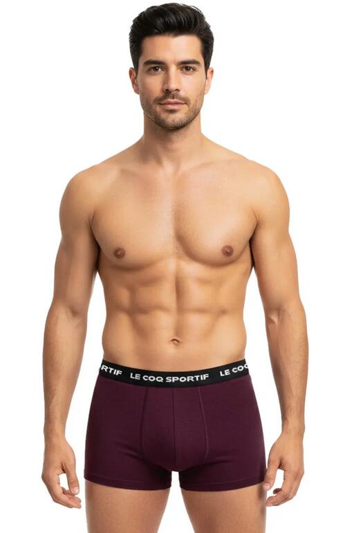Lot de 3 Boxers Noir/Gris/Bordeaux Homme Le Coq Sportif Boxer 4/9