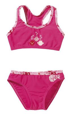 Beco-sealife bikini meisjes roze spf 50+