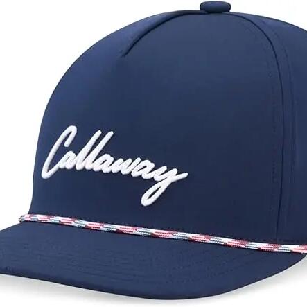 Callaway NEW Birdie Putt Rope, Men's Golf Cap, Navy Blue