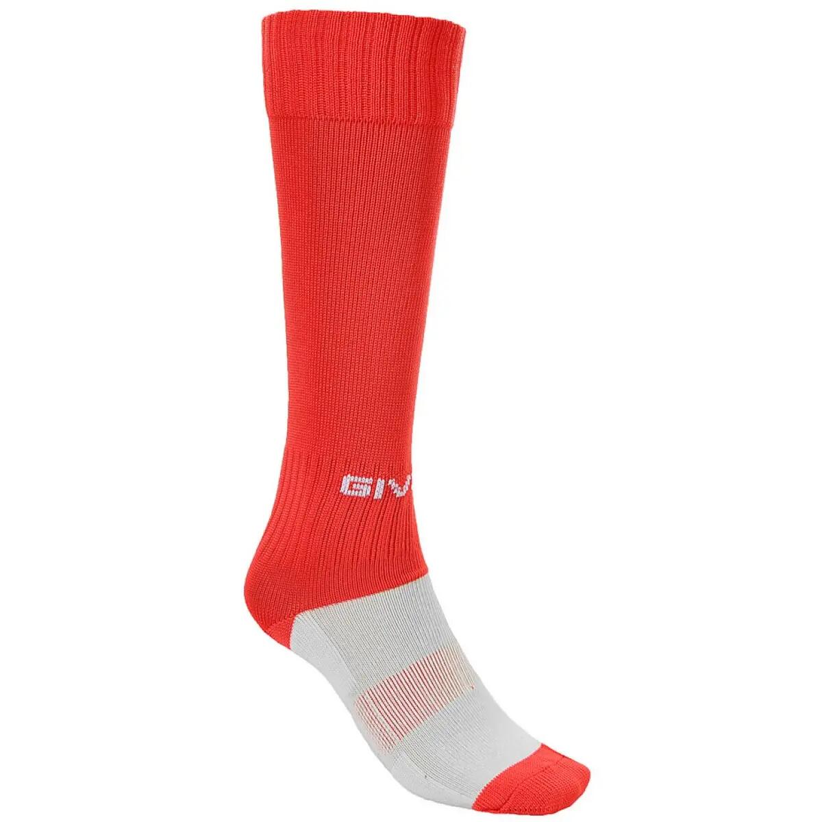 Chaussettes Motif/style Foot Adulte (Rouge) 2/2