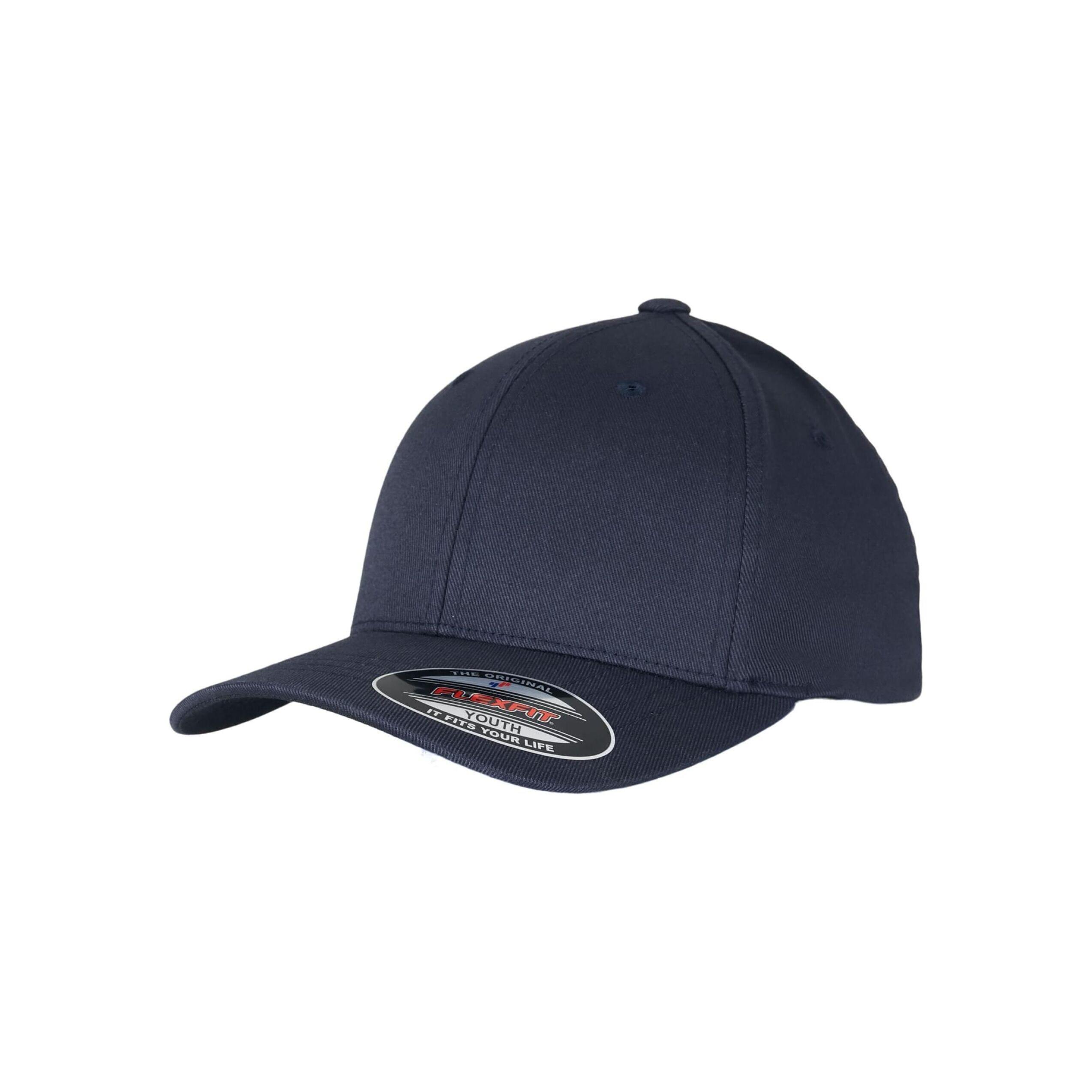Unisex Adult Wooly Combed Baseball Cap (Dark Navy/Dark Navy) 4/4