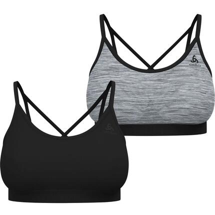 ODLO Odlo Sport bra SEAMLESS LOW Sportbeha ECLIPSE - GRIJS GEM S