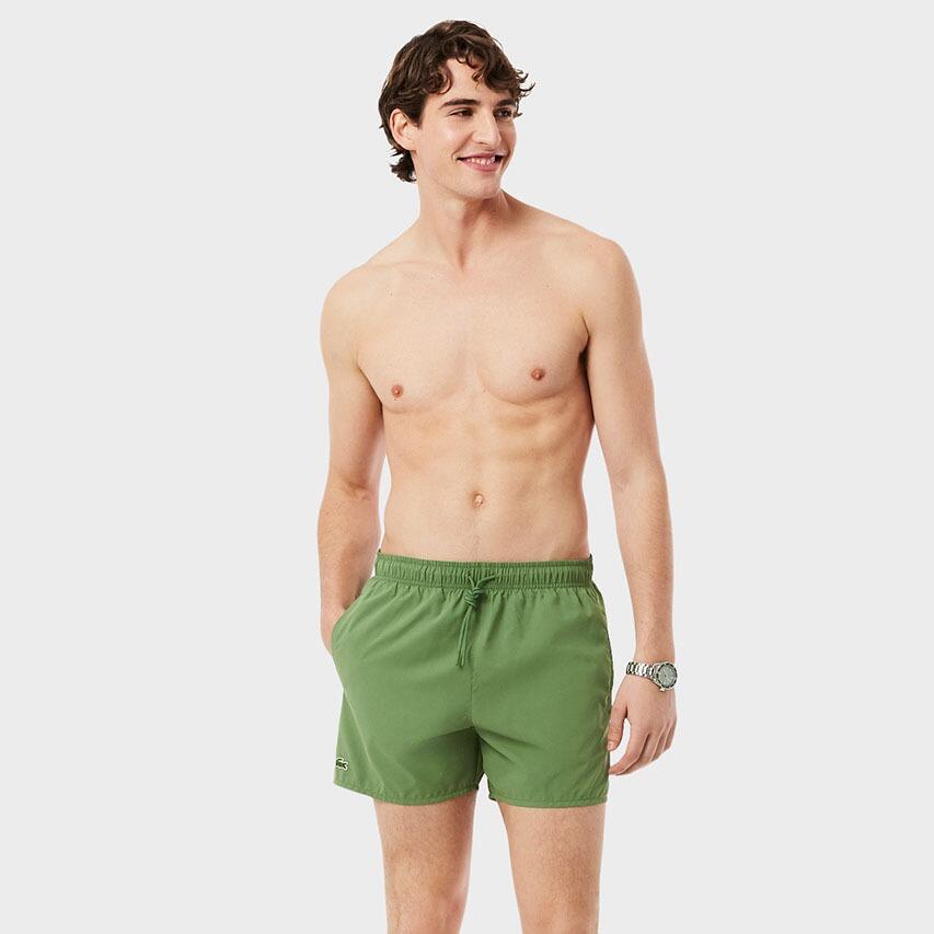 Bañador Verde Lacoste de Secado Rápido Mache Vert con Estilo Cómodo y Elegante 2/7