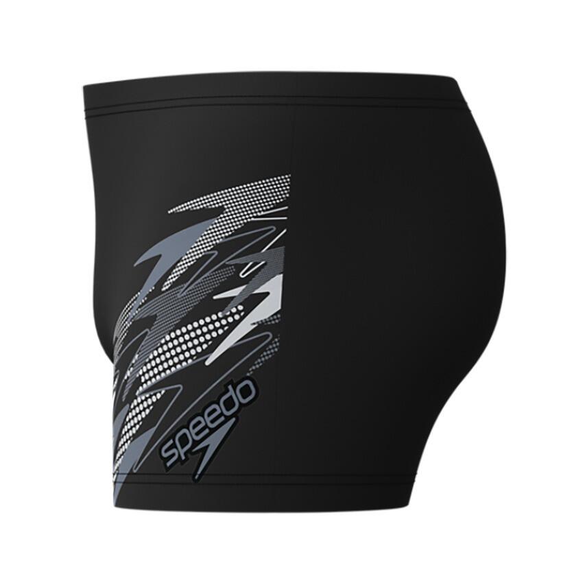Boxer da bagno da uomo Medley Logo Grigio/Nero 7/7