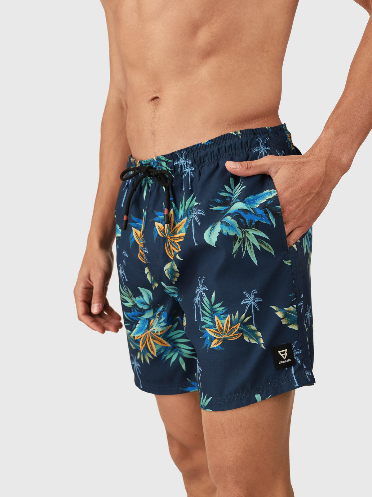 Cester-Stripe Heren Swim Shorts Watersport 4-Way Stretch Fast drying Night Blue 5/5