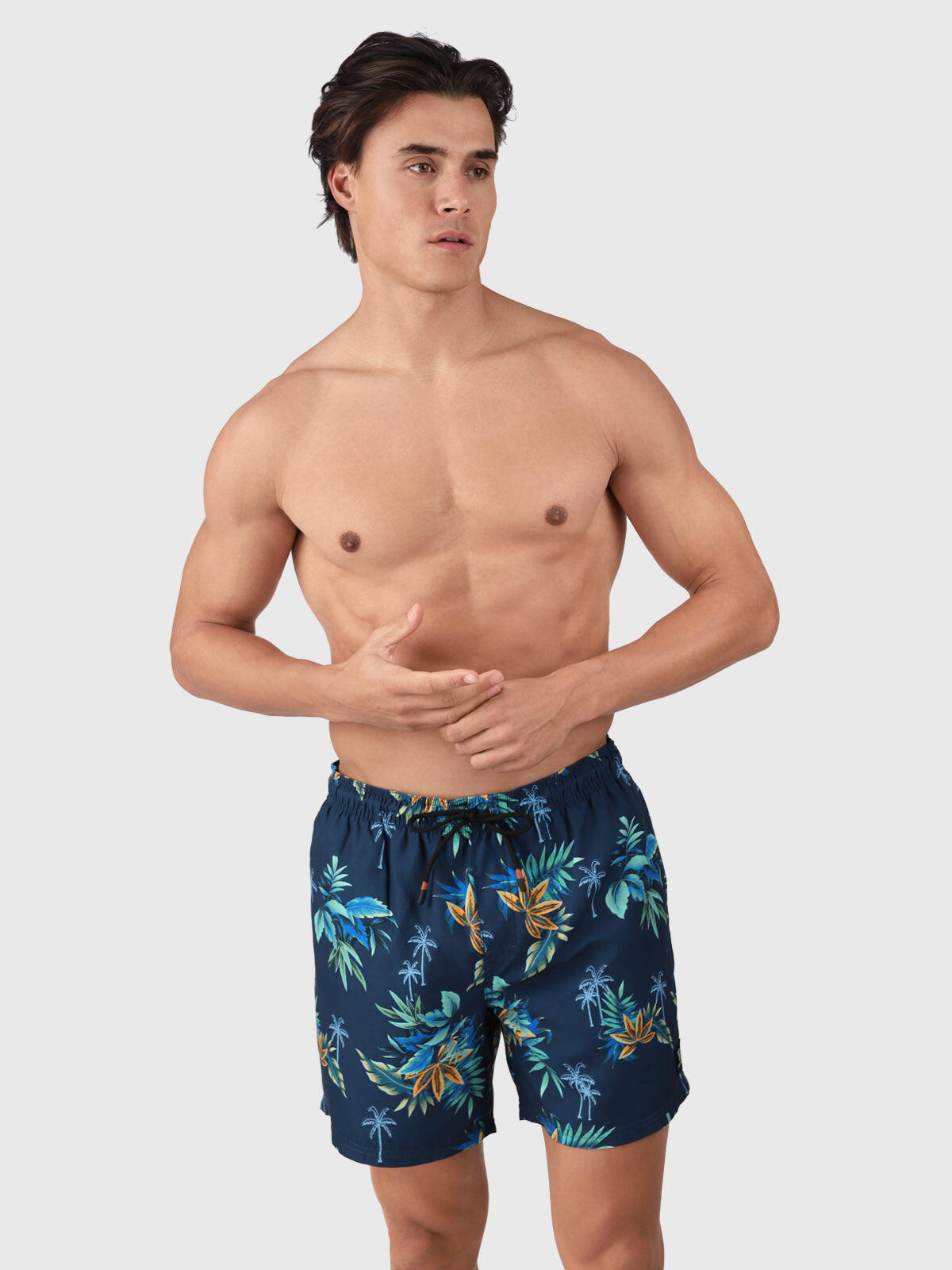 Cester-Stripe Heren Swim Shorts Watersport 4-Way Stretch Fast drying Night Blue 3/5