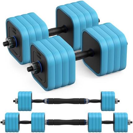 Ensemble d’haltères réglables 40 kg 4 en 1