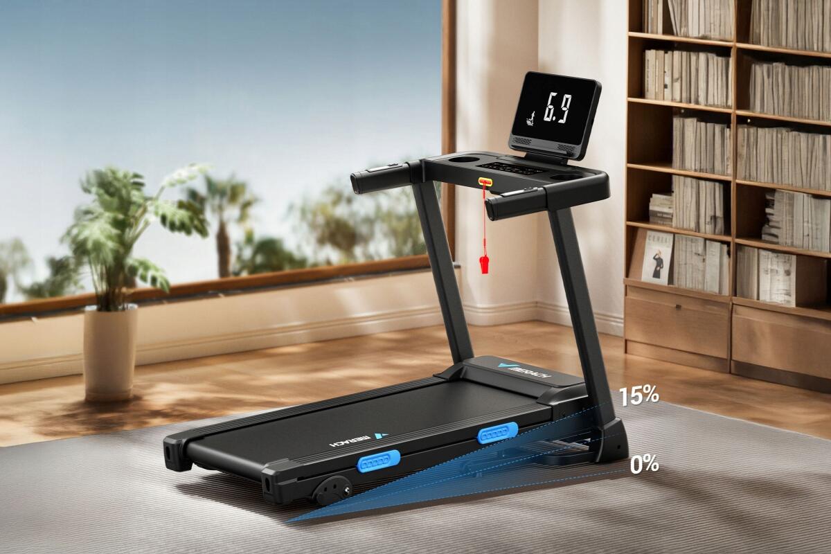 MERACH MR-T12 tapis de course pliable 12 km/h 15% inclinaison 136 kg 5/7
