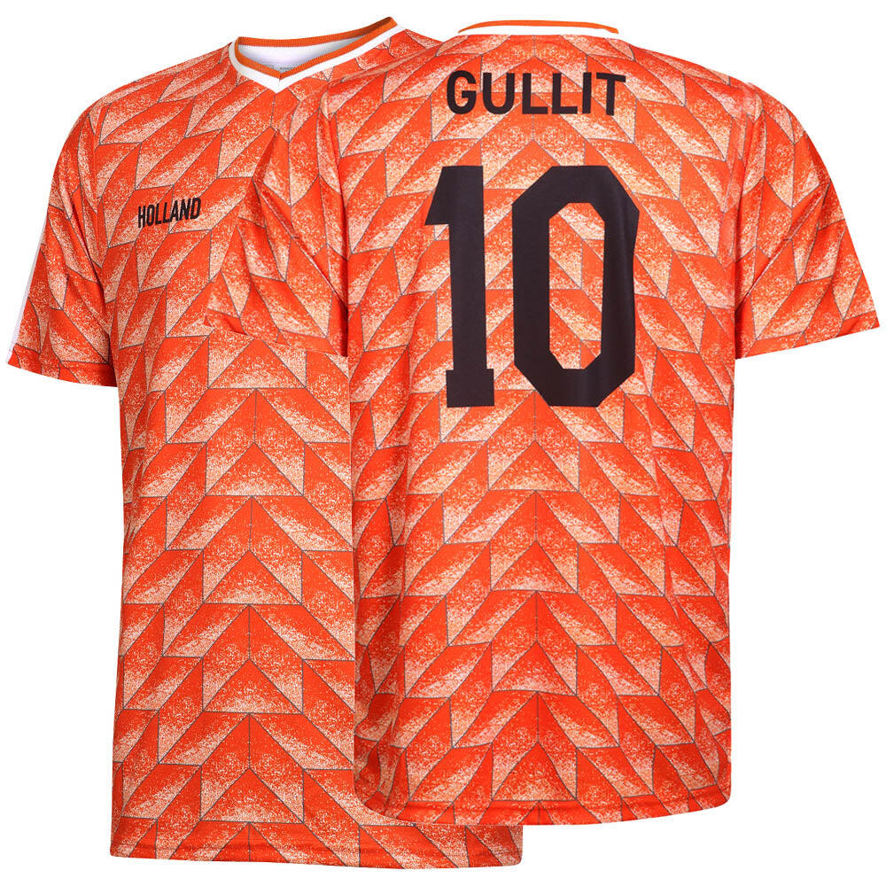 EK 88 Voetbalshirt Gullit - Nederlands Elftal - Oranje - Kind en Volwassenen 2/5