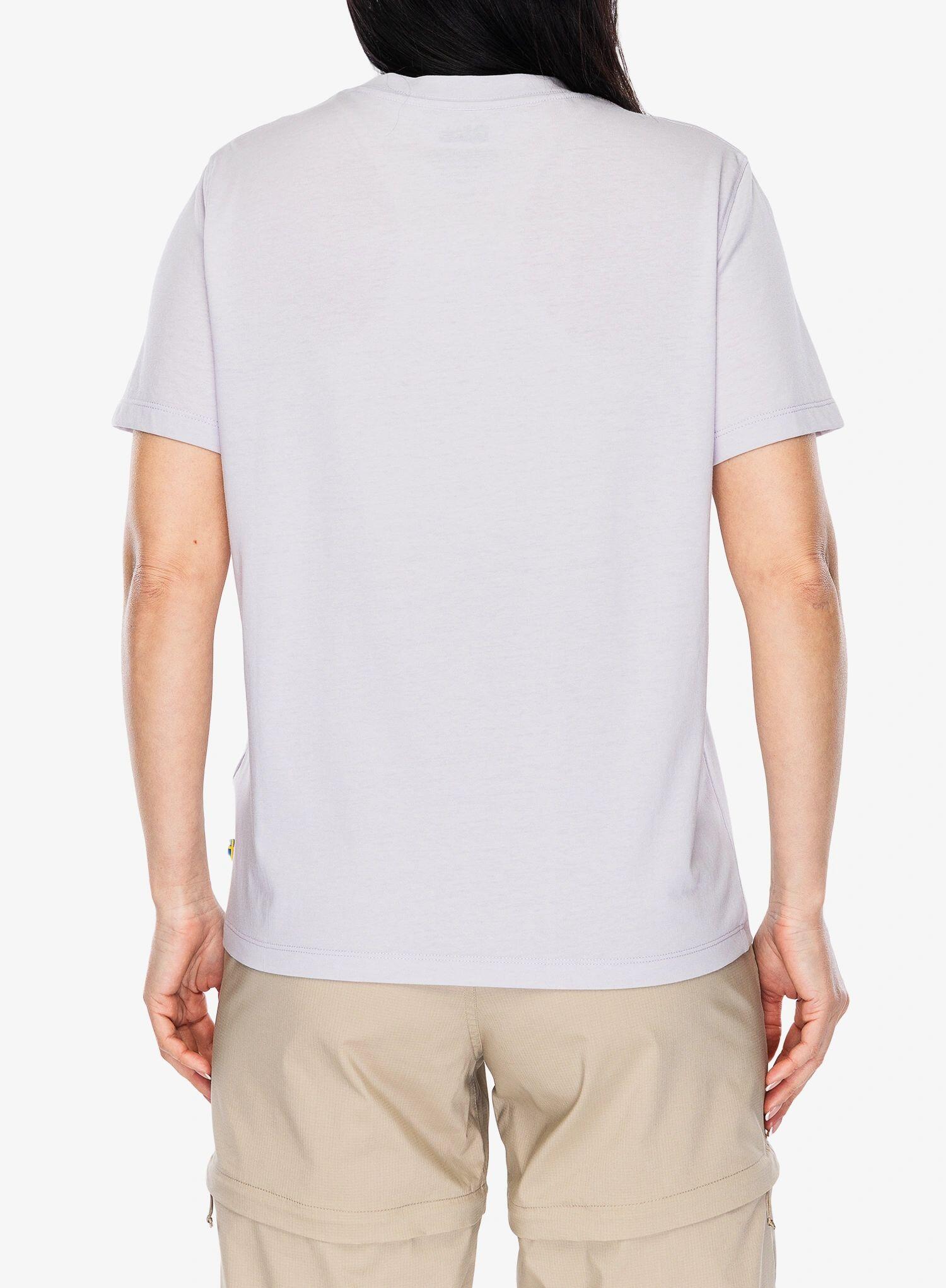 Koszulka bawełniana damska Fjallraven Fox Boxy Logo Tee 3/6