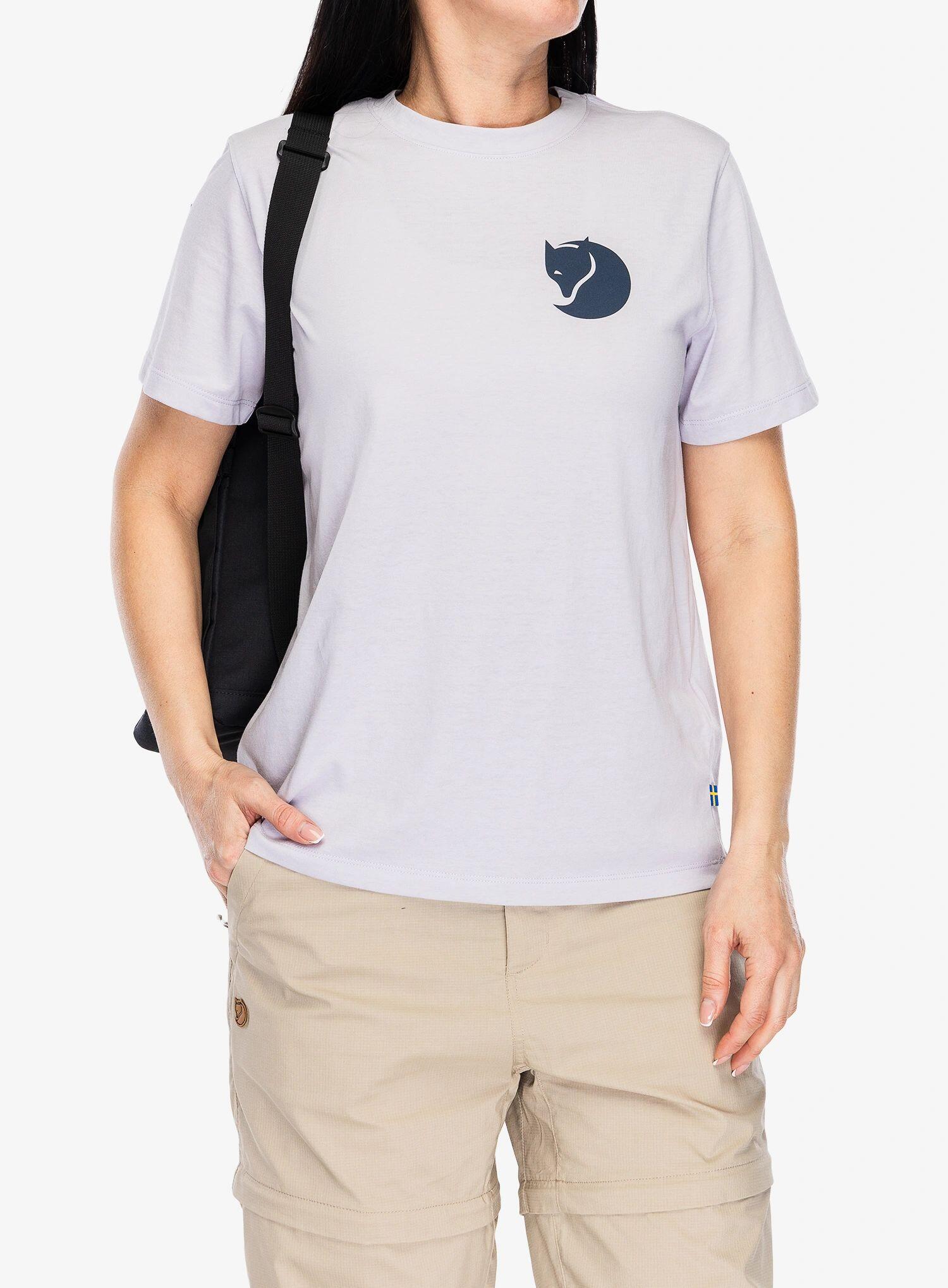 Koszulka bawełniana damska Fjallraven Fox Boxy Logo Tee 2/6