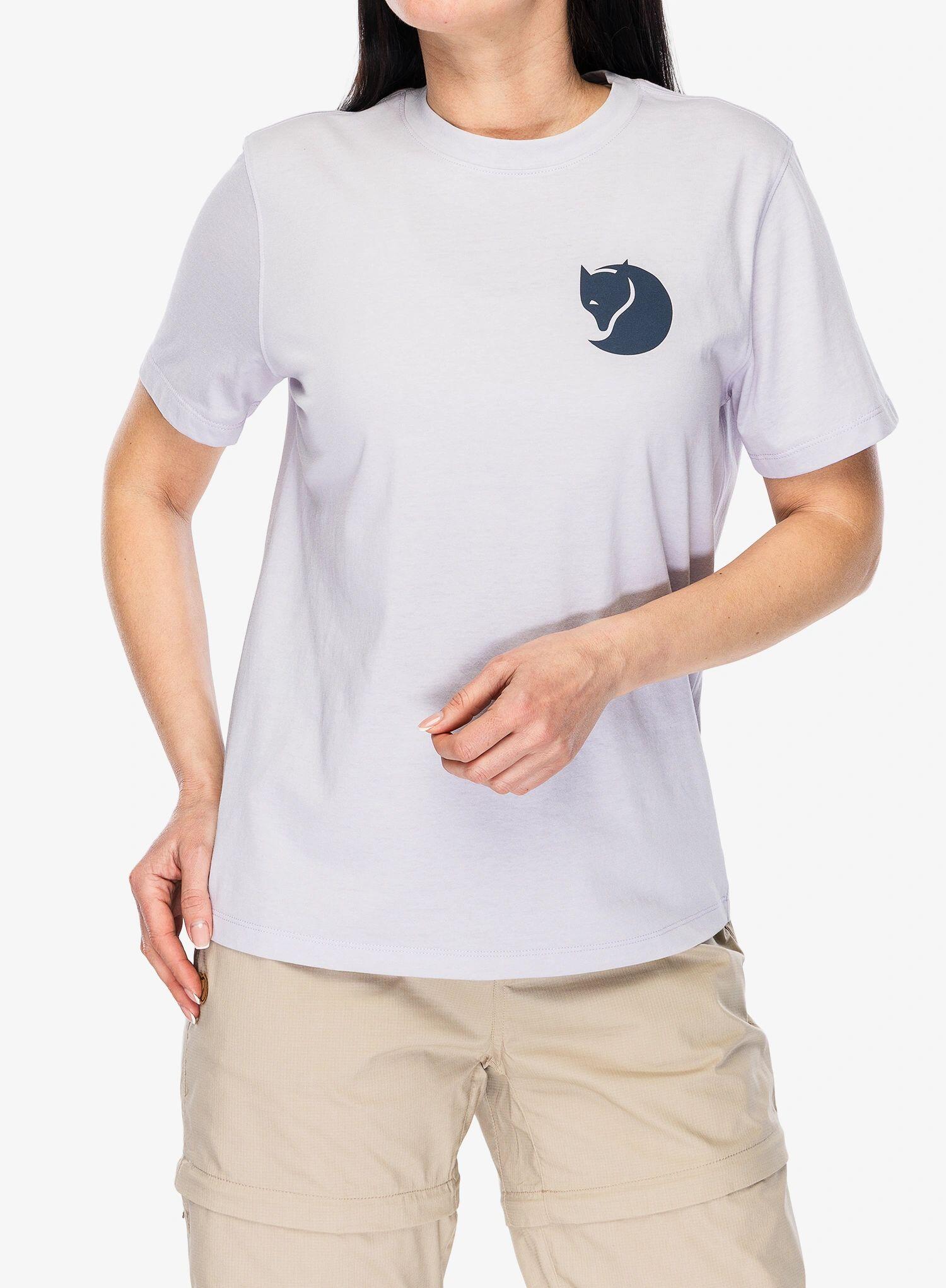 Koszulka bawełniana damska Fjallraven Fox Boxy Logo Tee 4/6