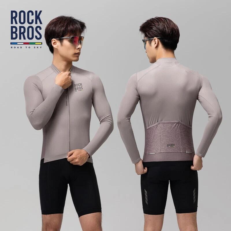 Tricou ciclism ROCKBROS cu mânecă lungă, mărime L