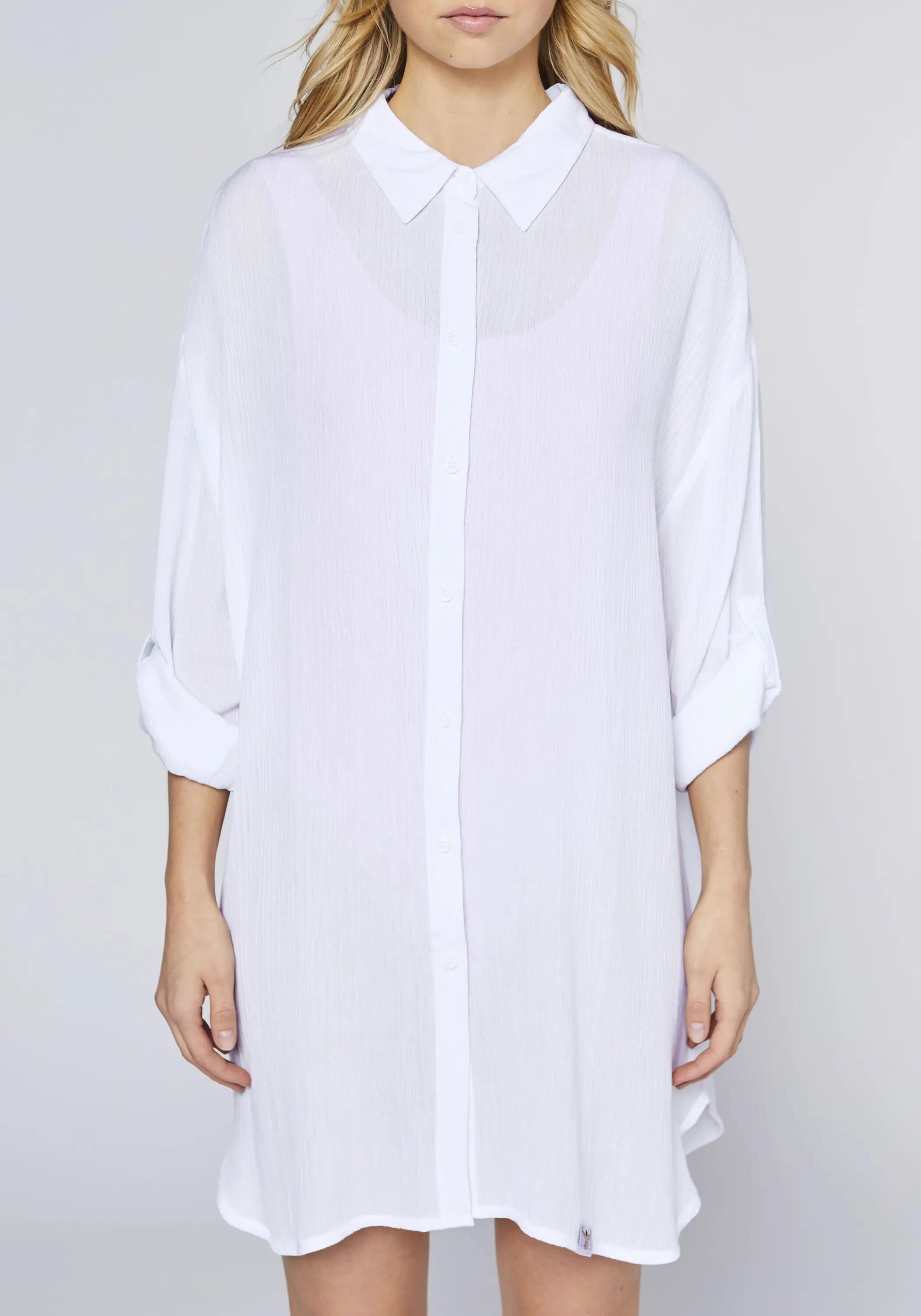 Bluse mit  hochkrempelbaren Ärmeln 7/7