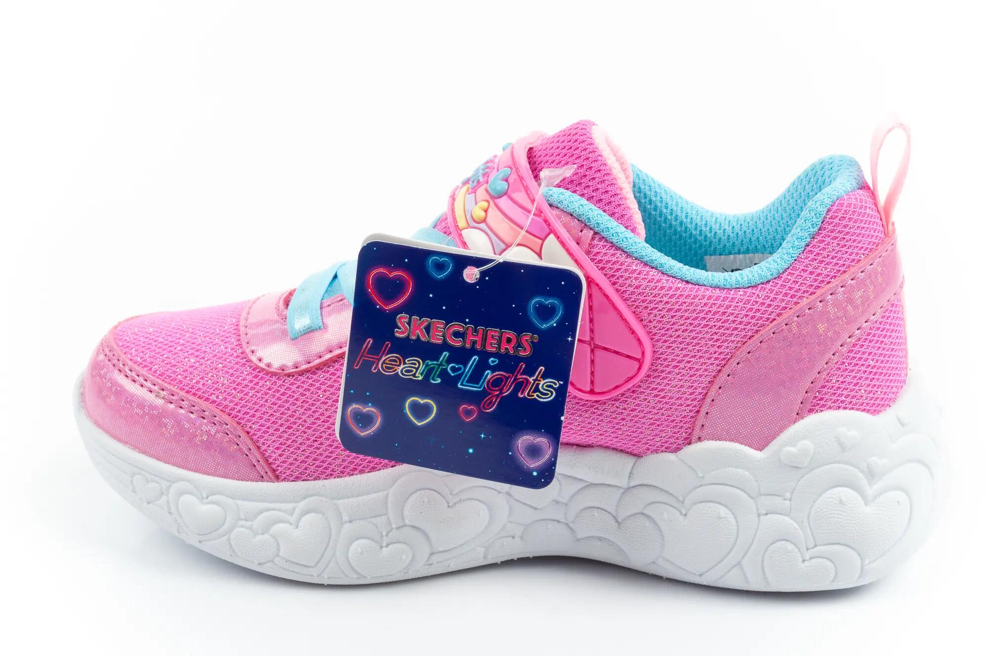 Skechers S Lights LED kinderschoenen met klittenband 3/7