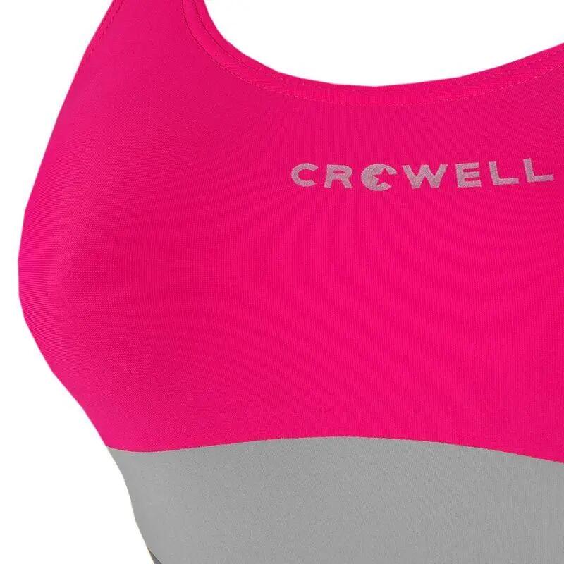 Costume Da Bagno Intero Donna Crowell Katie Rosa Grigio 3/3
