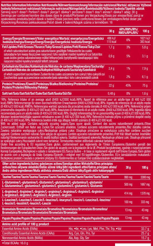 100% Whey Protein Professional - 500 g Plátano de Scitec Nutrition 2/4