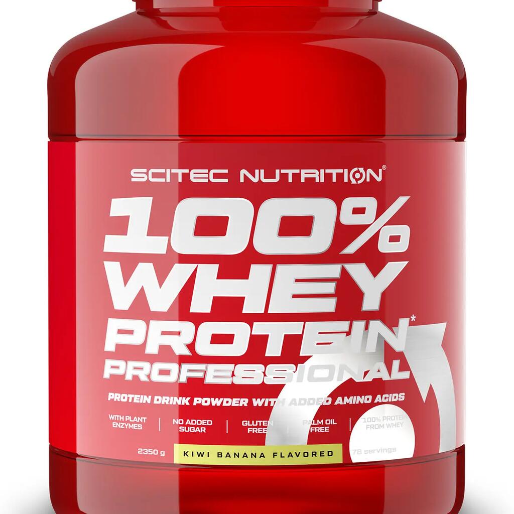 100% Whey Protein Professional - 2350g Kiwi with Banana Scitec Nutrition