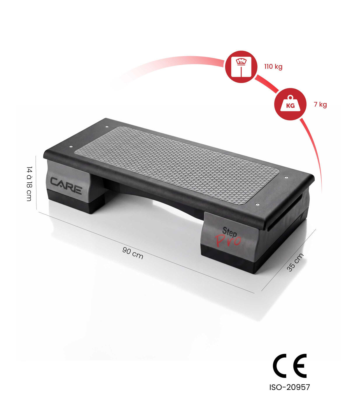 Step Aerobic Pro T2 - CARE - Accessoires 2/5