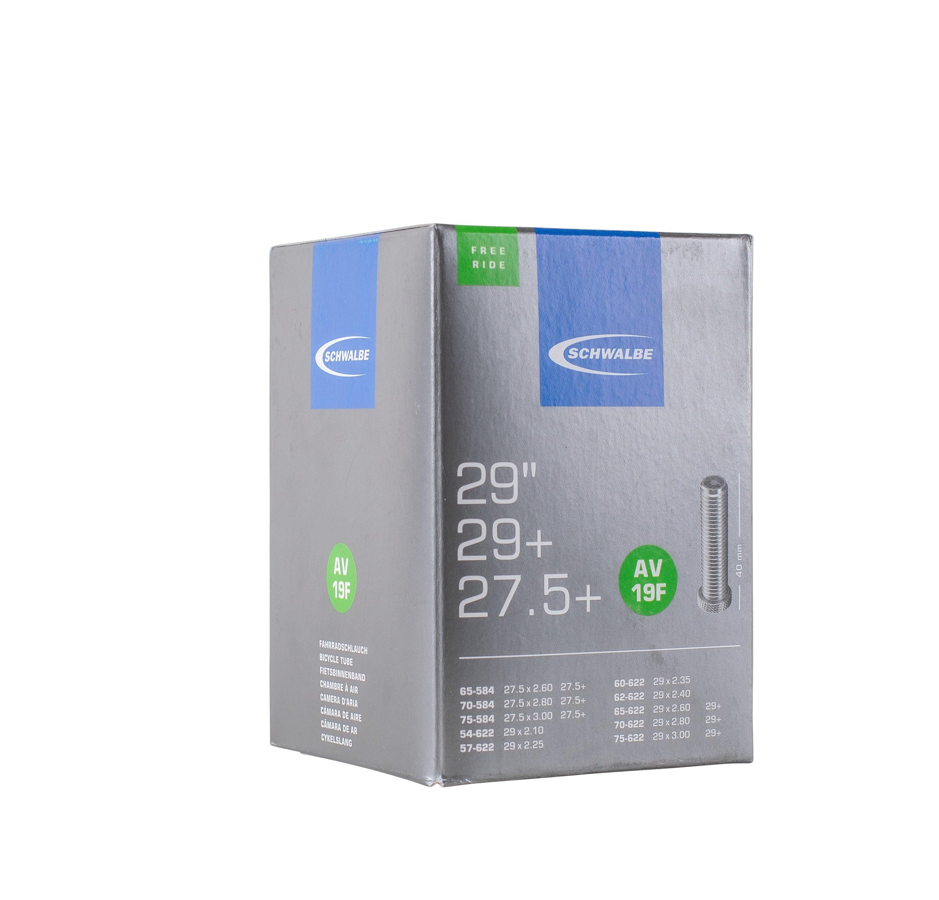 Chambre à air AV19F TR4 Freeride Air Plus 27,5-29" / 54/75-584/622 - valve 40mm 4/7