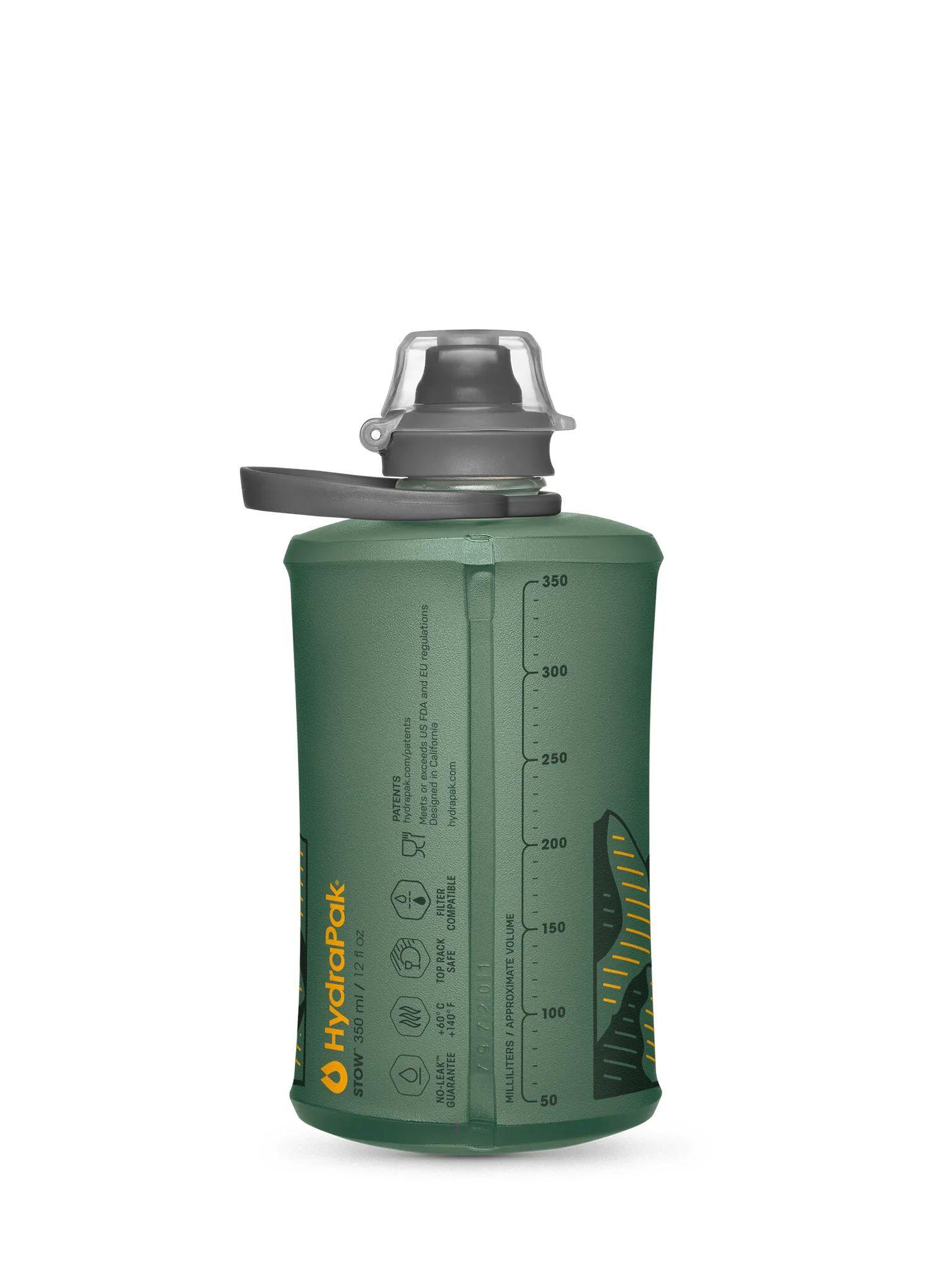 Butelka turystyczna HydraPak Stow 350 ml - sage green 2/4