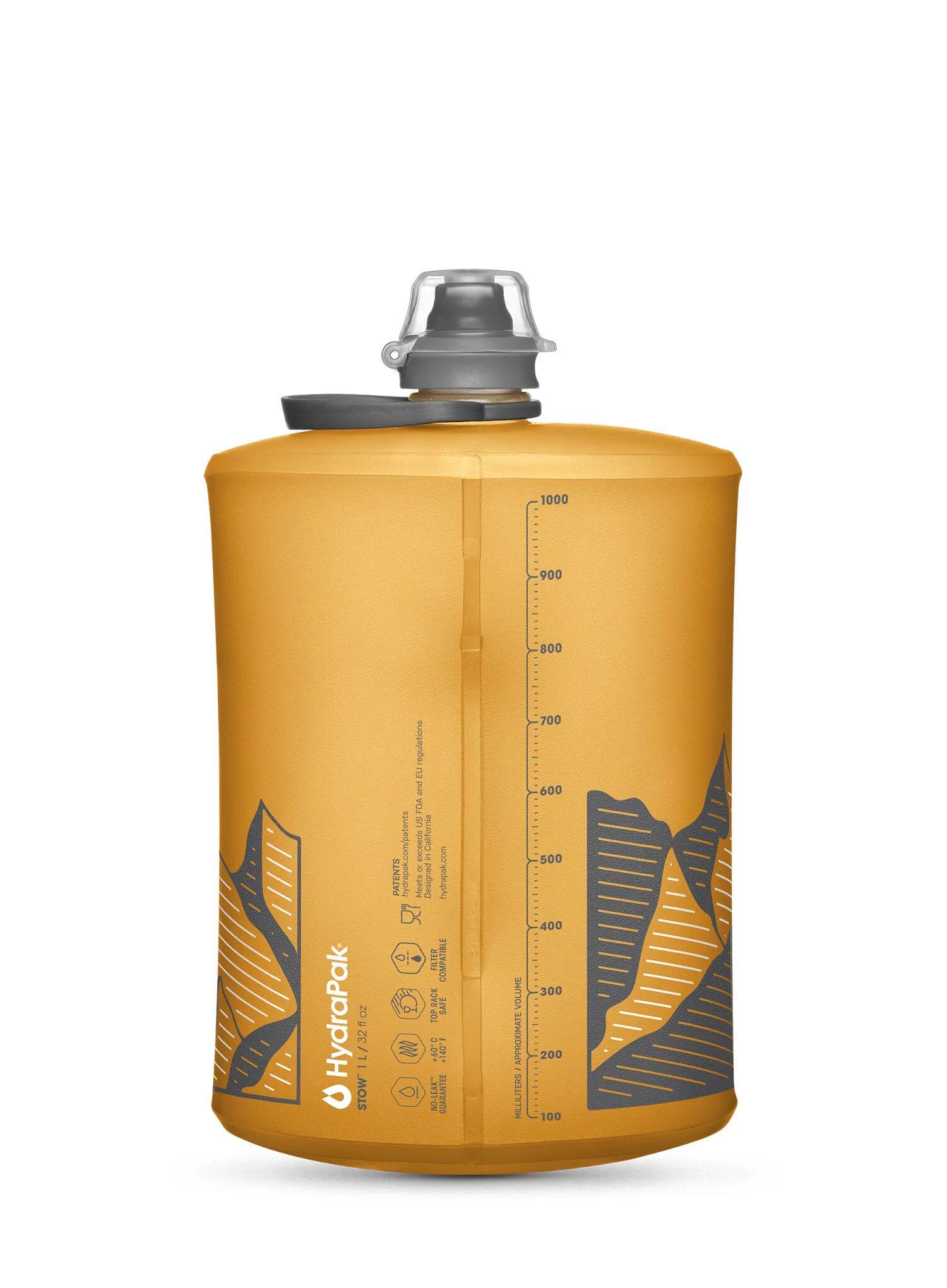Butelka turystyczna HydraPak Stow 1 L - golden yellow 2/4