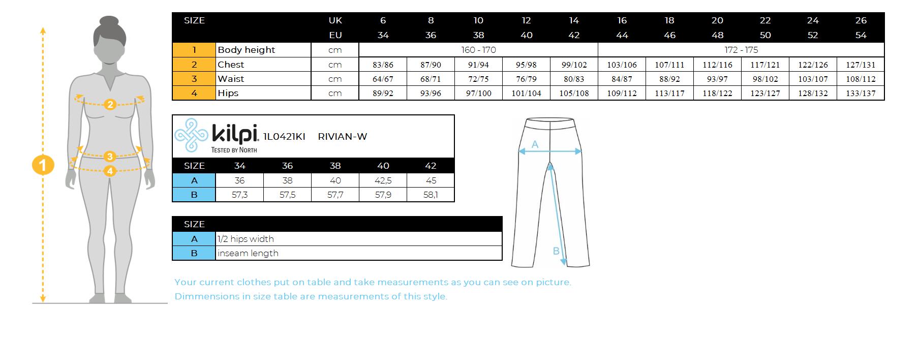 Damen-Trainingsleggings Kilpi RIVIAN-W 5/5
