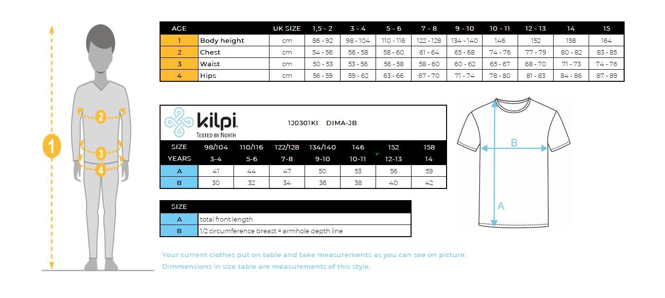 Maillot technique pour garçon Kilpi DIMA-JB 3/3