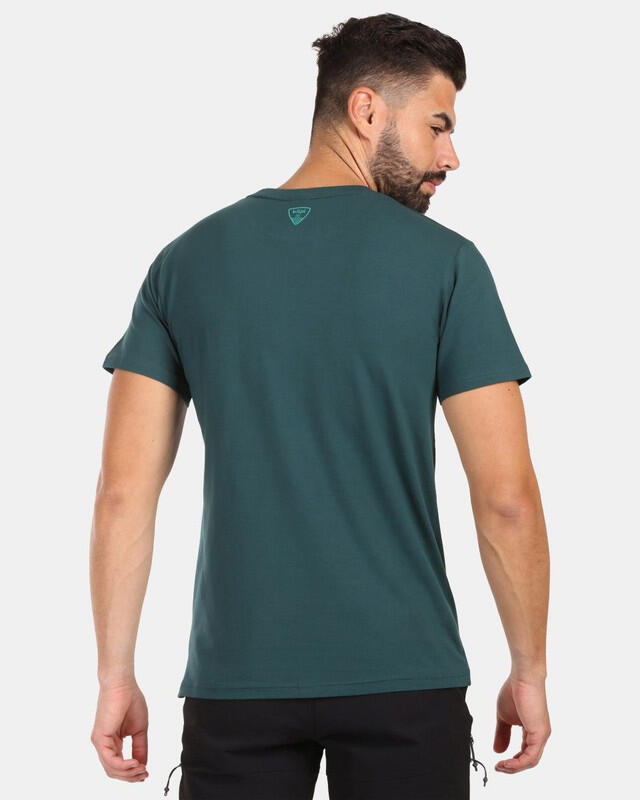 Camiseta de algodón DISCOVER-M hombre KILPI Verde oscuro 2/3
